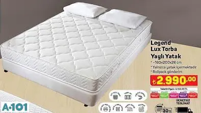 LEGEND LUX TORBA YAYLI YATAK LEGEND LUX TORBA YAYLI YATAK
